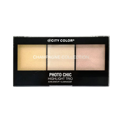 CITY COLOR Photo Chic Highlight Trio - Champagne - DestGlow