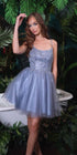Cinderella Divine CD0212 Layered Tulle A-Line Short Dress by DiscountDressShop