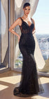 Ladivine CD0232 Long Fully Embellished Beaded Evening Gown by DiscountDressShop