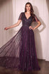 Ladivine CD0241 Dress Sequin Embellished A-Line Gown by DiscountDressShop