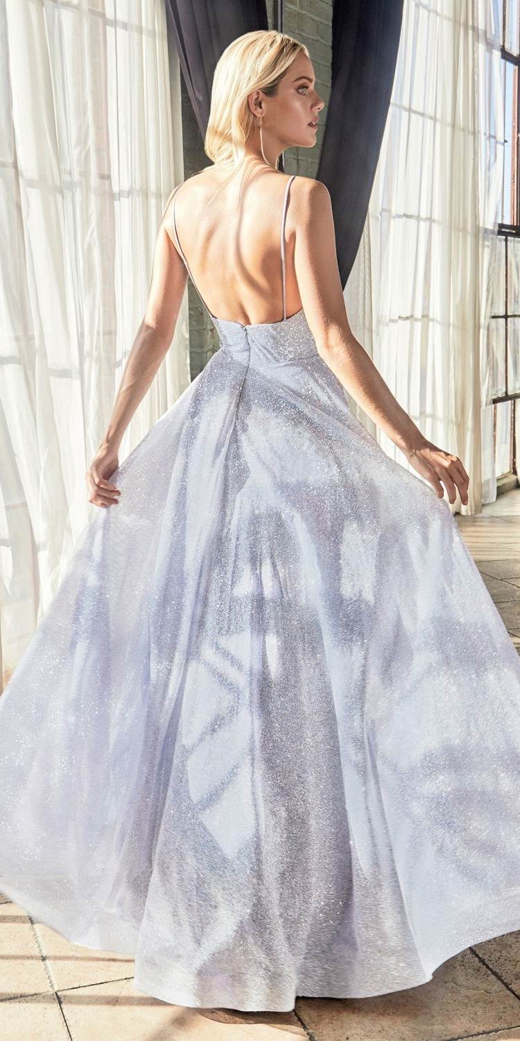 Cinderella Divine CD205 A-Line Ball Gown Glitter Finish Sweetheart Neckline by DiscountDressShop