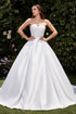 Ladivine CDS512W Dress Strapless Satin Bridal A-Line Ball Gown by DiscountDressShop