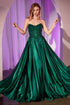 Ladivine CDS525 Dress Off The Shoulder Lace & Satin A-Line Prom Gown by DiscountDressShop