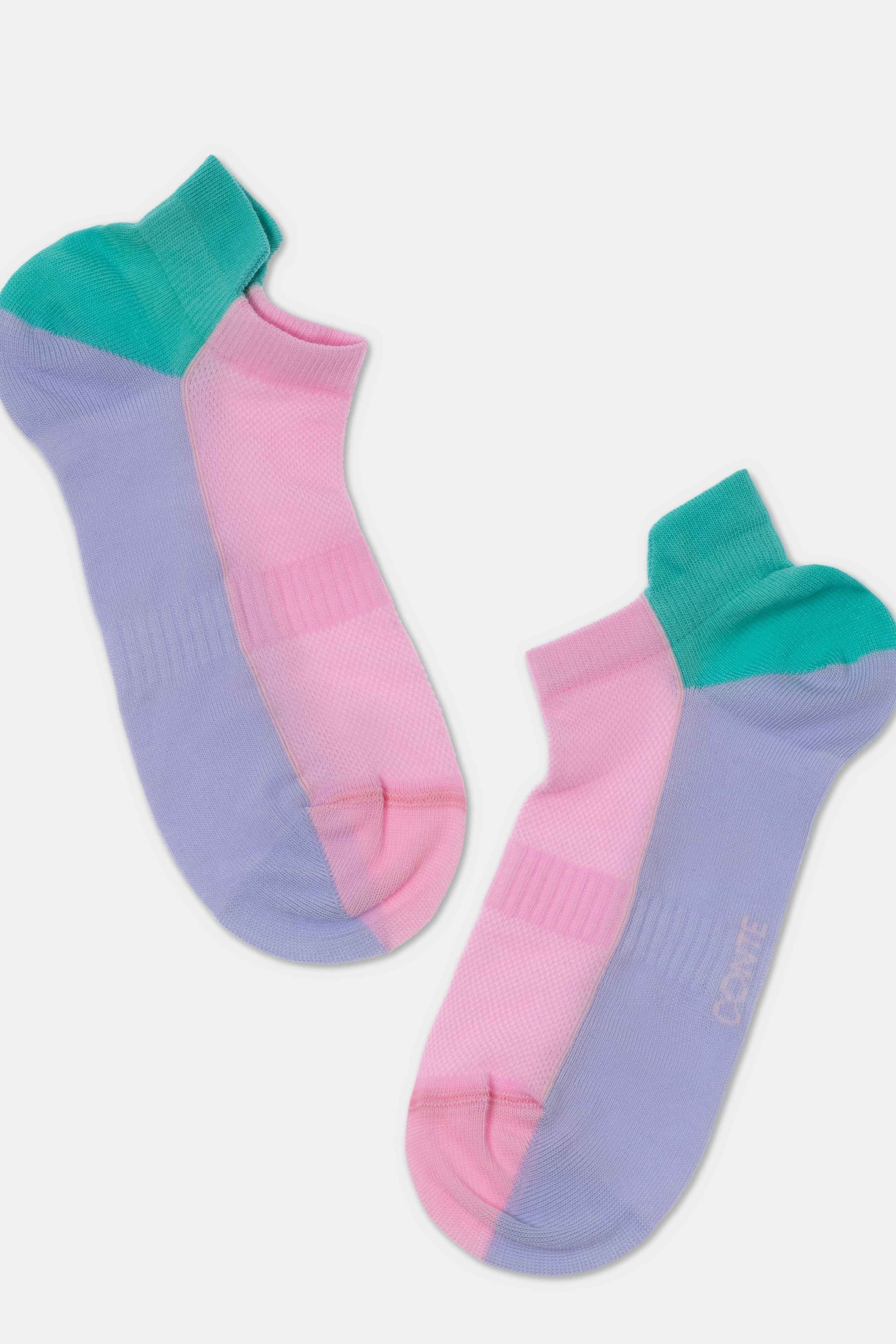 Cotton Ankle Socks Conte Active - With a "Tongue" 393