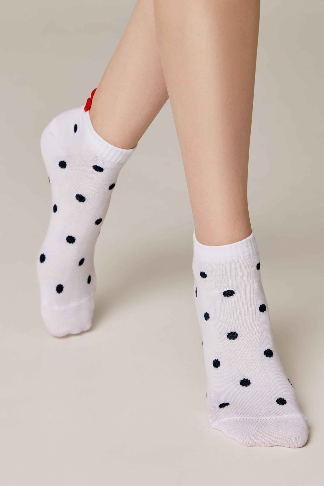 Cotton Ankle Socks Conte Active - Polka Dots 222