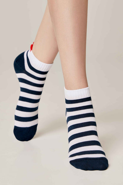 Cotton Ankle Socks Conte Active - Stripes 223