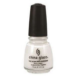CHINA GLAZE Nail Lacquer with Nail Hardner 2 - Snow - DestGlow