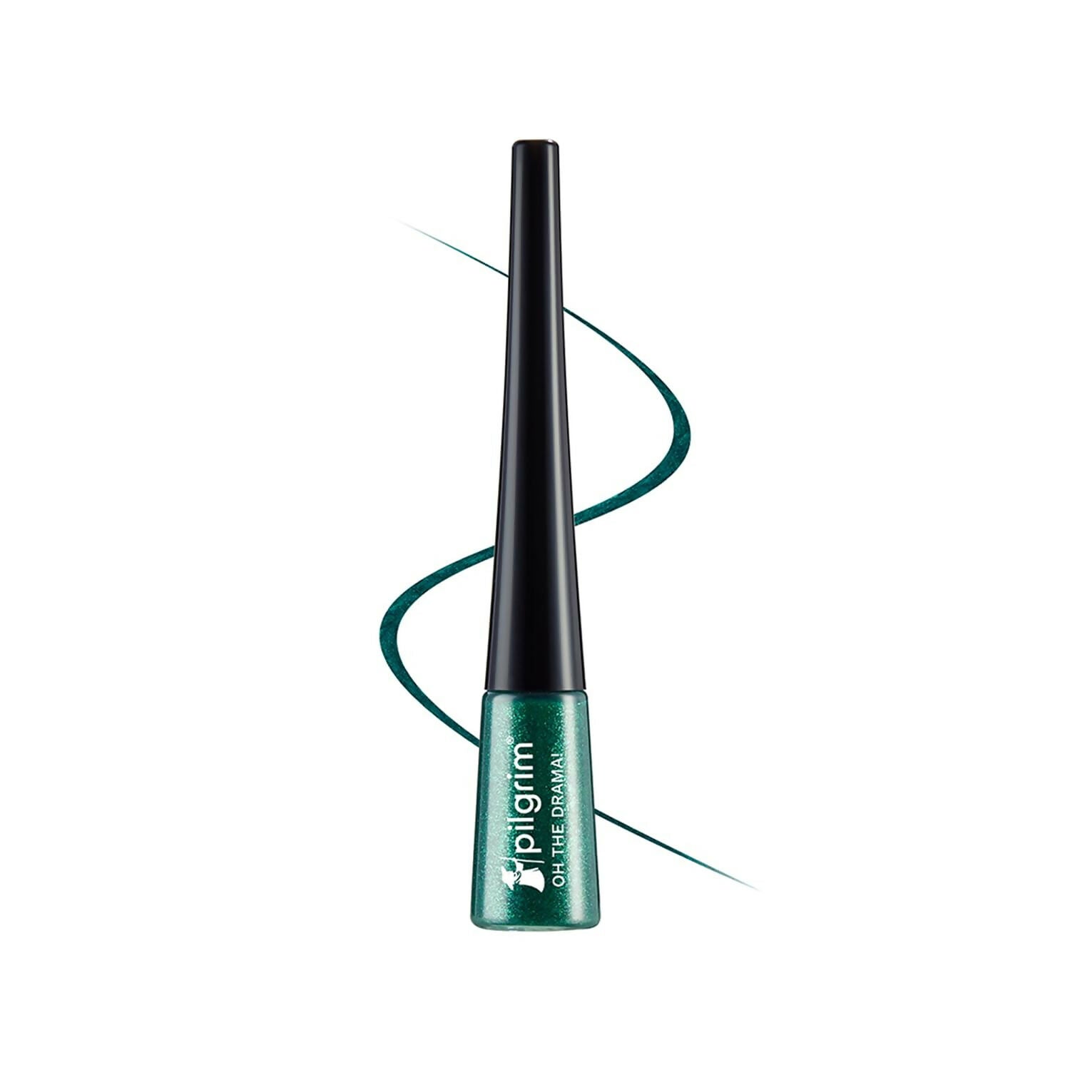 Pilgrim Metallic Eyeliner Green Envy, Long Lasting &amp; Smudge Proof Enriched With Argan Oil