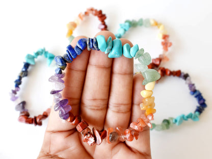7 Chakra Chip Bracelet  DestGlow