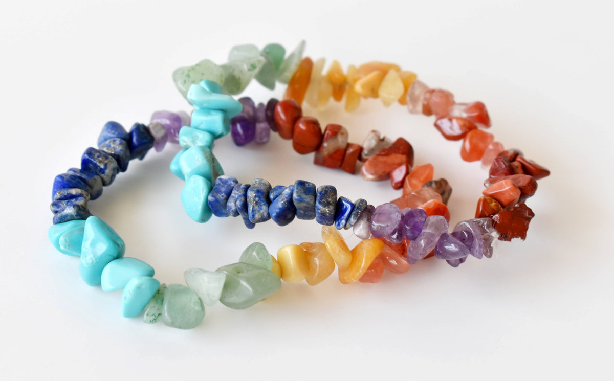 7 Chakra Chip Bracelet  DestGlow