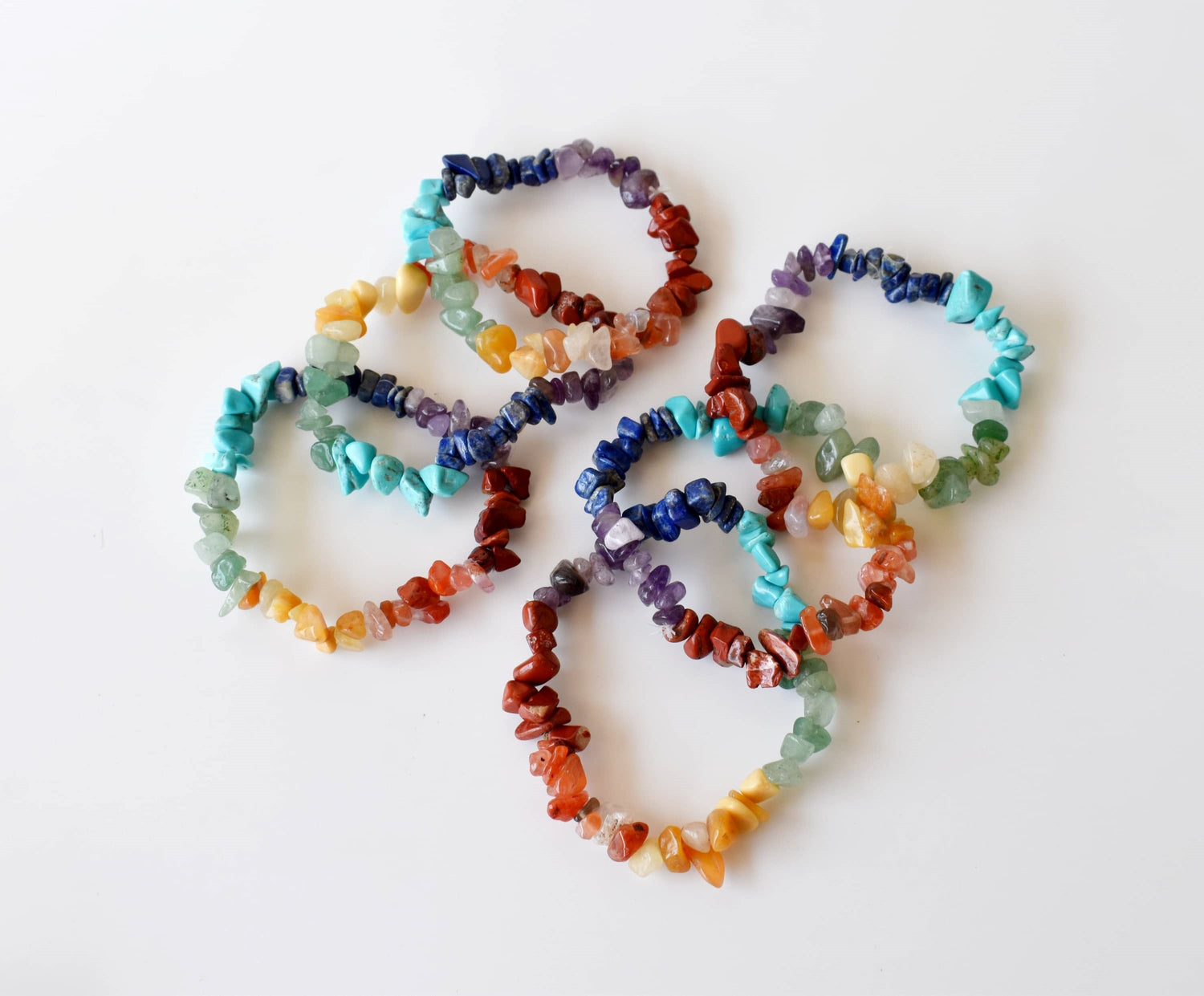 7 Chakra Chip Bracelet  DestGlow