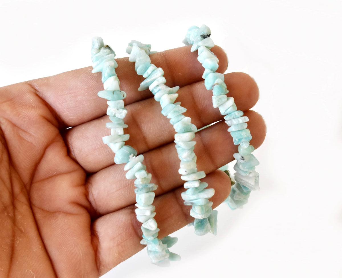 Amazonite Chip Bracelet(Communication and Adventures)  DestGlow