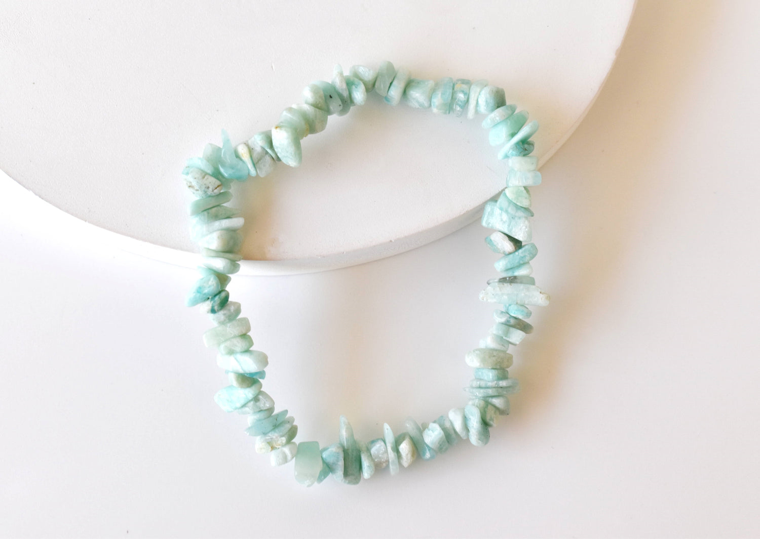 Amazonite Chip Bracelet(Communication and Adventures)  DestGlow