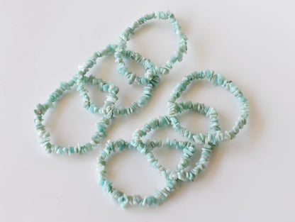 Amazonite Chip Bracelet(Communication and Adventures)  DestGlow