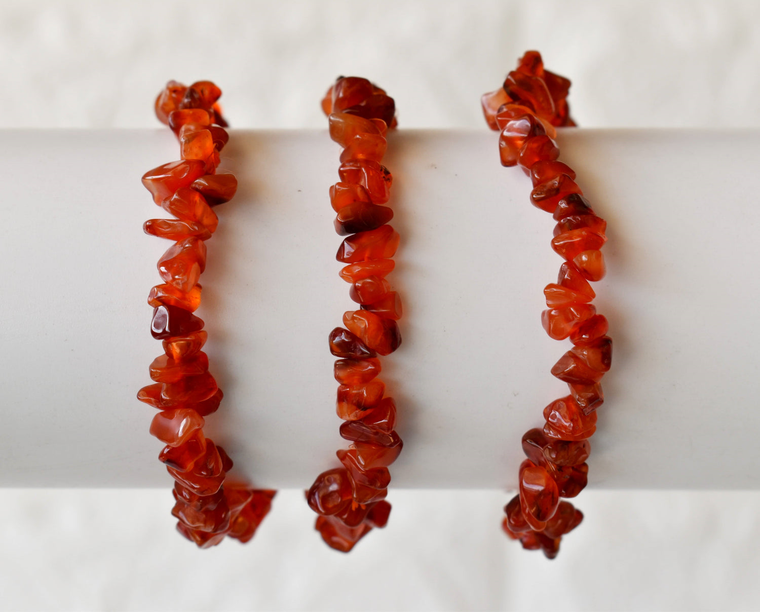 Carnelian Chip Bracelet (Abundance and Relationships)  DestGlow