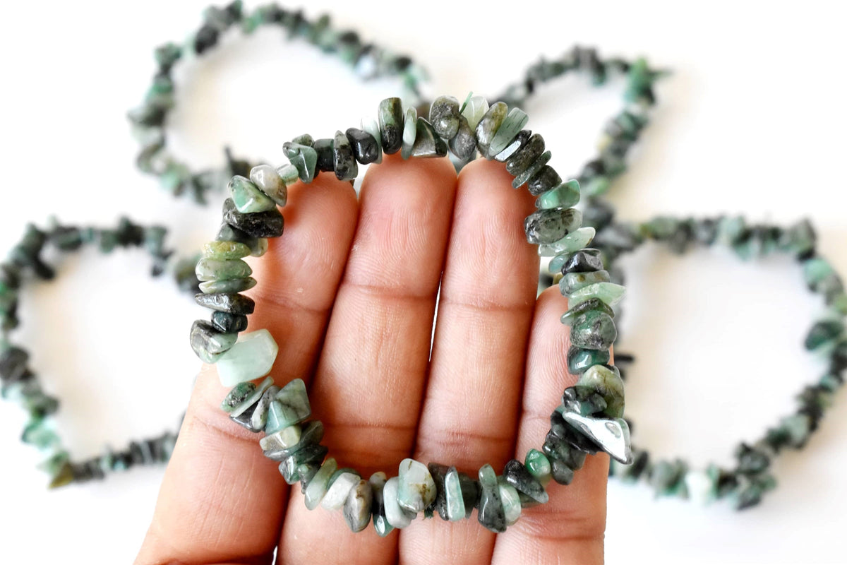 Emerald  Chip Bracelet (Power Strength)  DestGlow