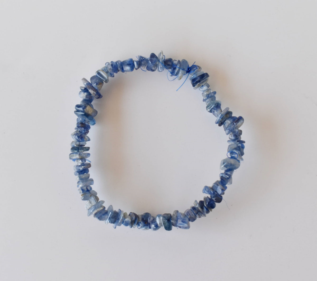 Kyanite Chip Bracelet (Relaxation and Angelic Communication)  DestGlow