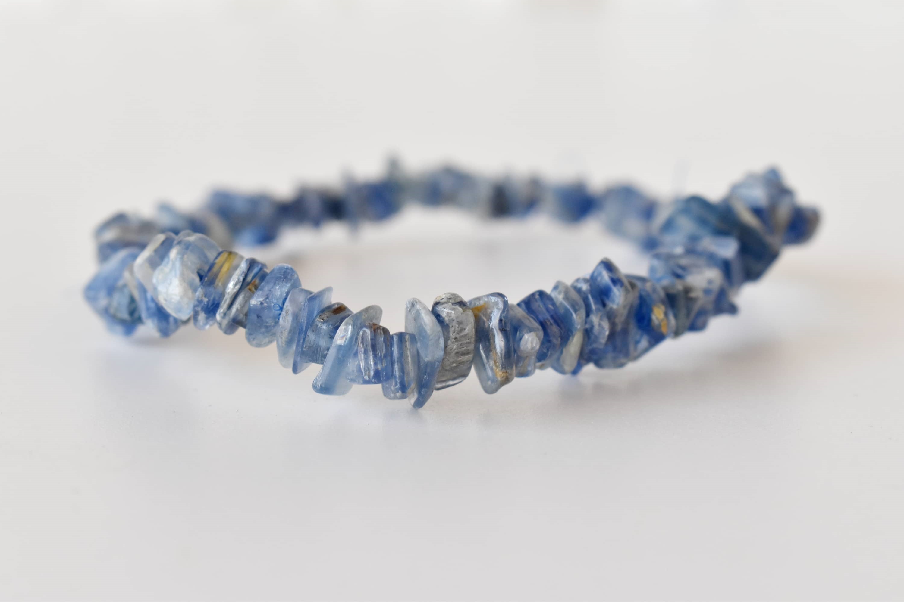 Kyanite Chip Bracelet (Relaxation and Angelic Communication)  DestGlow