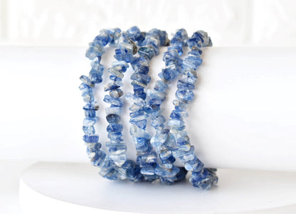 Kyanite Chip Bracelet (Relaxation and Angelic Communication)  DestGlow