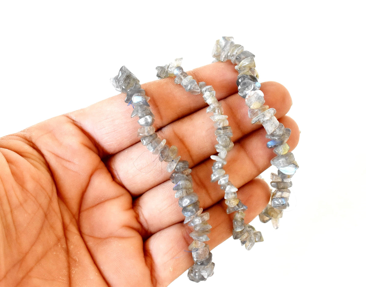 Labradorite Chip Bracelet (Expanded Awareness and Transformation )  DestGlow