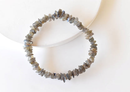 Labradorite Chip Bracelet (Expanded Awareness and Transformation )  DestGlow