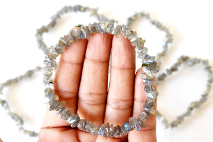 Labradorite Chip Bracelet (Expanded Awareness and Transformation )  DestGlow
