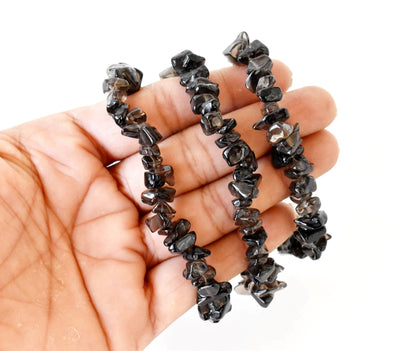 Smokey Quartz Chip Bracelet (Sense of Purpose and Purification)  DestGlow