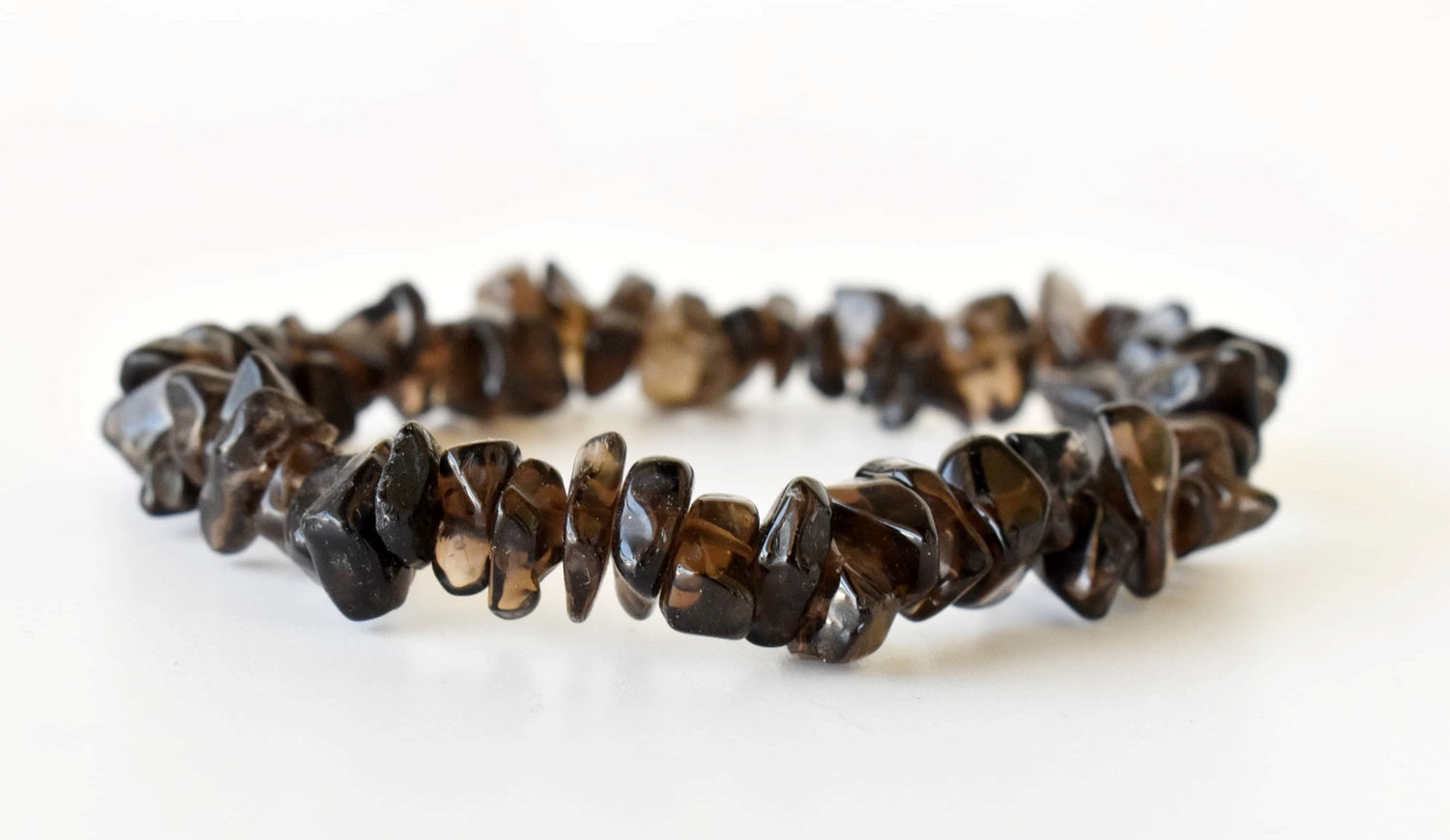 Smokey Quartz Chip Bracelet (Sense of Purpose and Purification)  DestGlow