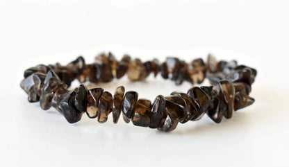 Smokey Quartz Chip Bracelet (Sense of Purpose and Purification)  DestGlow
