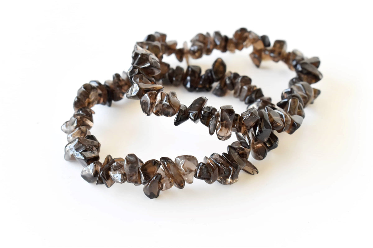 Smokey Quartz Chip Bracelet (Sense of Purpose and Purification)  DestGlow