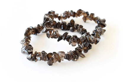 Smokey Quartz Chip Bracelet (Sense of Purpose and Purification)  DestGlow