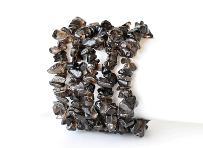 Smokey Quartz Chip Bracelet (Sense of Purpose and Purification)  DestGlow