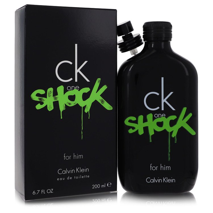 CK One Shock by Calvin Klein Eau De Toilette Spray 6.7 oz for Men 