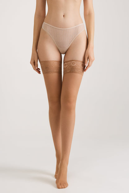 Stockings Conte Class 20 Den - Silicone Lace Top 