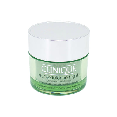 CLINIQUE Superdefense Night Recovery Moisturizer Combination/Oily 1.7oz - Missing Box