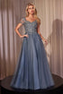 Ladivine CM360 Embellished Lace Layered Tulle Ball Gown by DiscountDressShop
