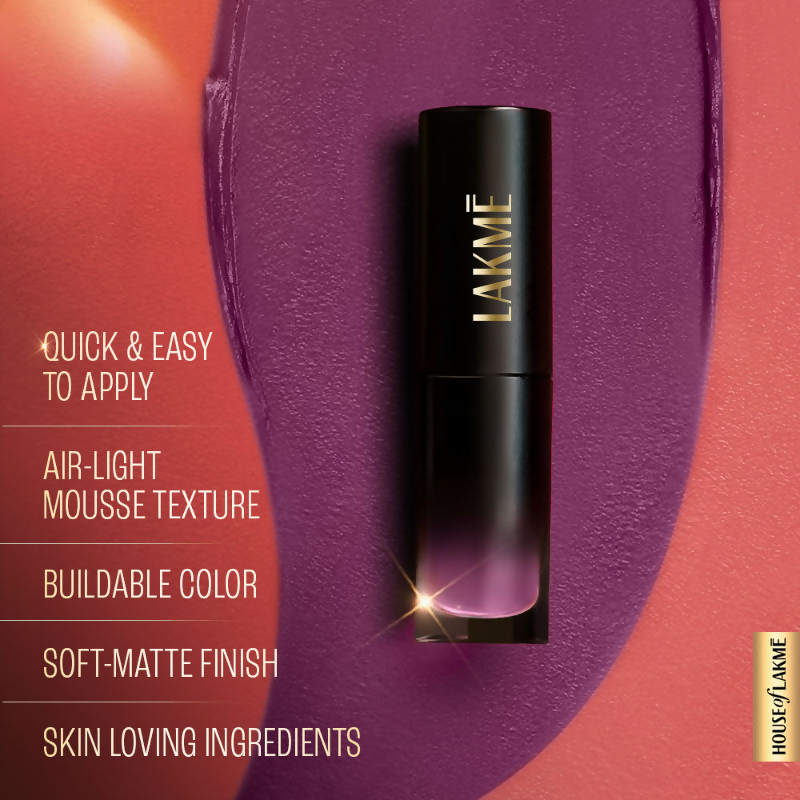 Lakme Xtraordin-Airy One-And-Done Lip, Eye &amp; Cheek Tint - Lavender Mist
