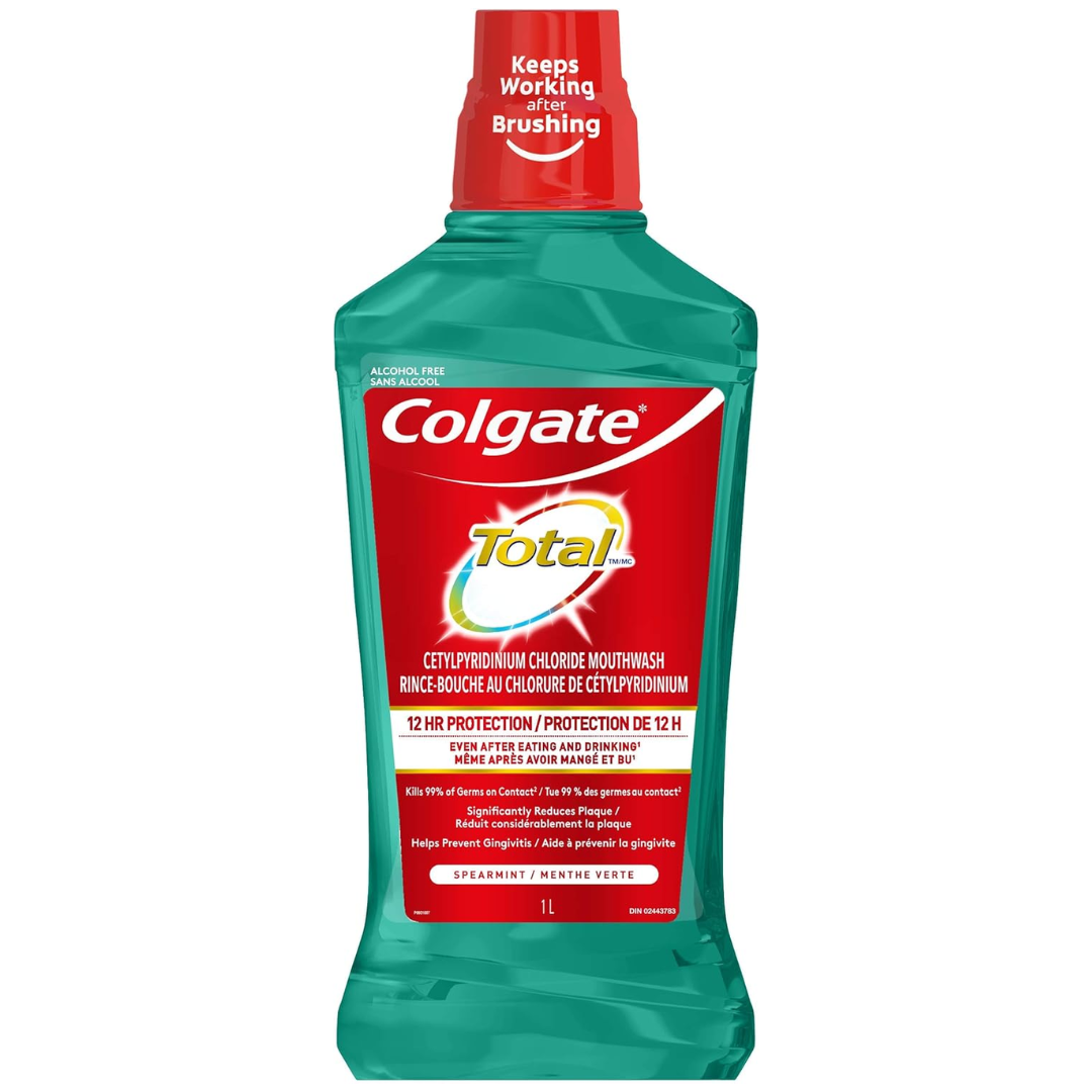 Colgate Total Advanced Pro-Shield Mouthwash, Deep Clean (500 ml) by Farmacias Savia