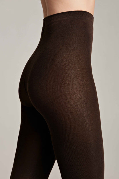 Tights Conte Cotton 150 Den - Warm Opaque