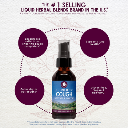 Serious Cough Soothing &amp; Quieting by WishGarden Herbs