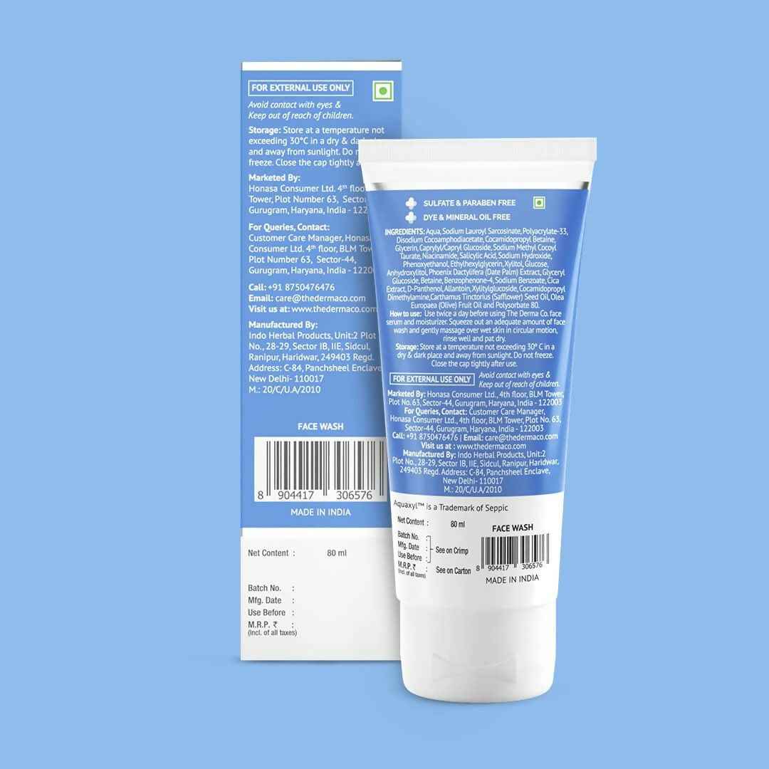 The Derma Co Sali-Cinamide Anti-Acne Face Wash