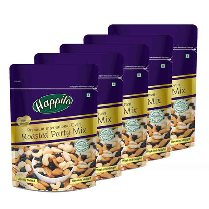 Happilo Premium Oven Roasted &amp; Lightly Salted Party Mix