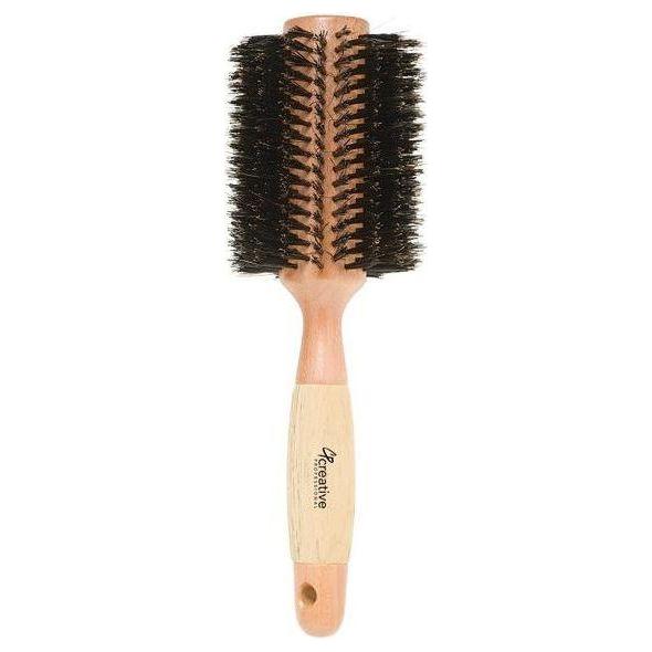 Eco-Friendly Boar Bristle Round Hair Brush by Pasteur Pharmacy