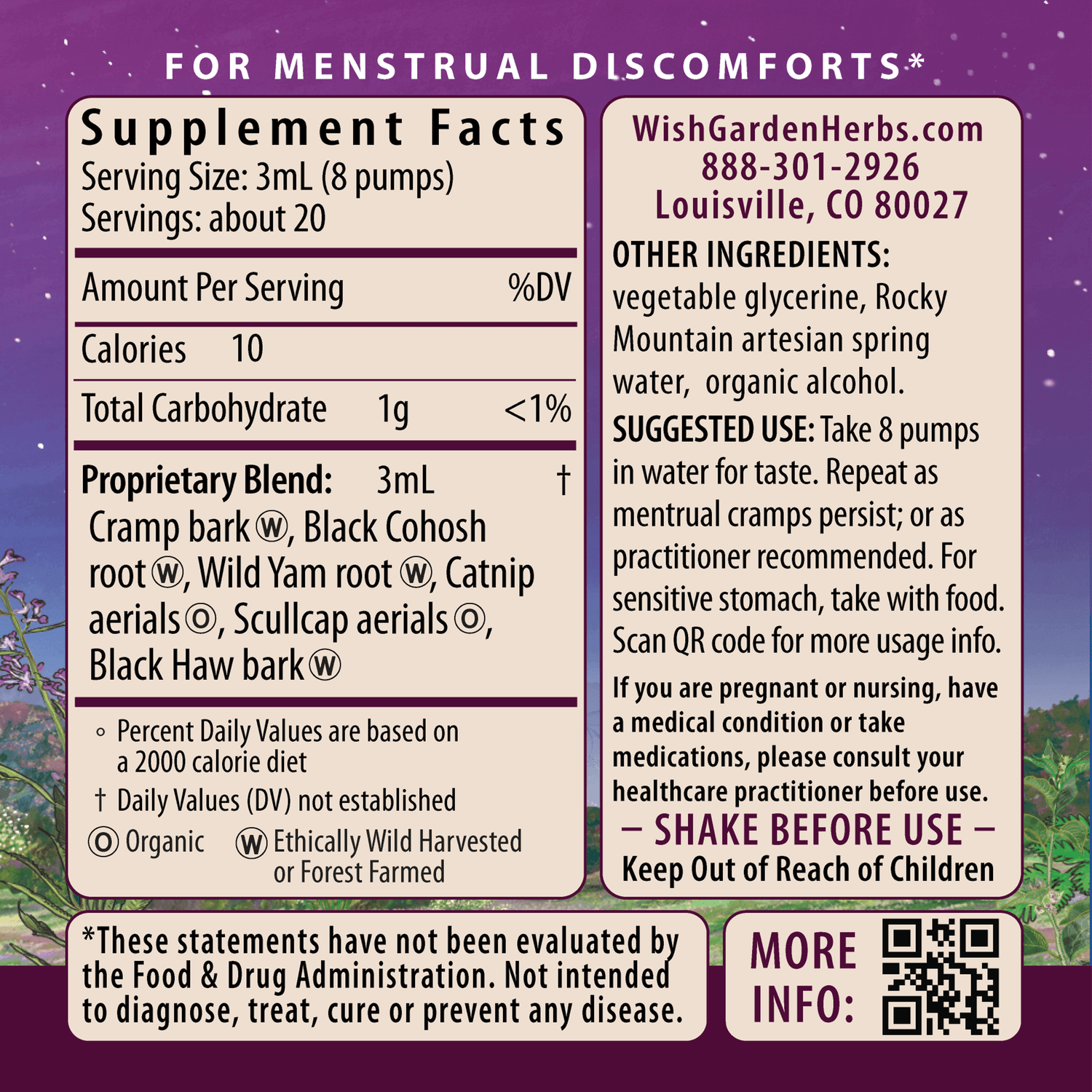Cramp Release Menses Soother by WishGarden Herbs