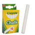 Crayola Chalk White (12 pack) by Farmacias Savia