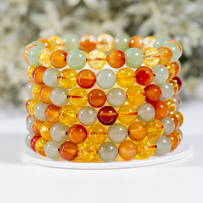 Energizes CREATIVITY Crystal Bracelet (Meditation, opportunity, and inspiration)  DestGlow