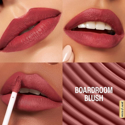 Lakme 9to5 Hya Matte Liquid Lipstick + Hyaluronic Acid - Boardroom Blush