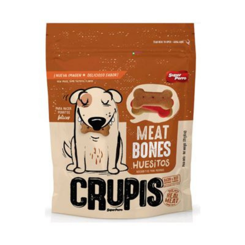 Crupis Meat Bones Huesitos para Perros (6 oz) by Farmacias Savia