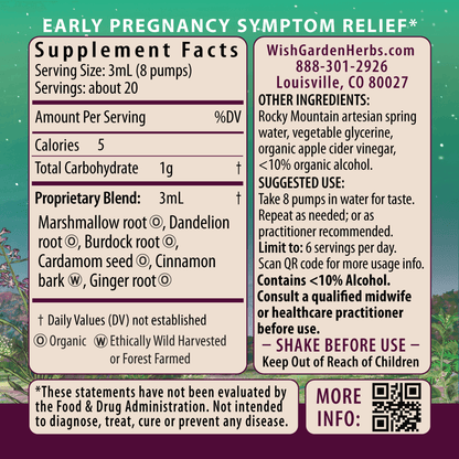 Morning Sickness Nausea Relief by WishGarden Herbs