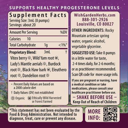 Cycle Vitality 2 Luteal Phase - Progesterone Support by WishGarden Herbs